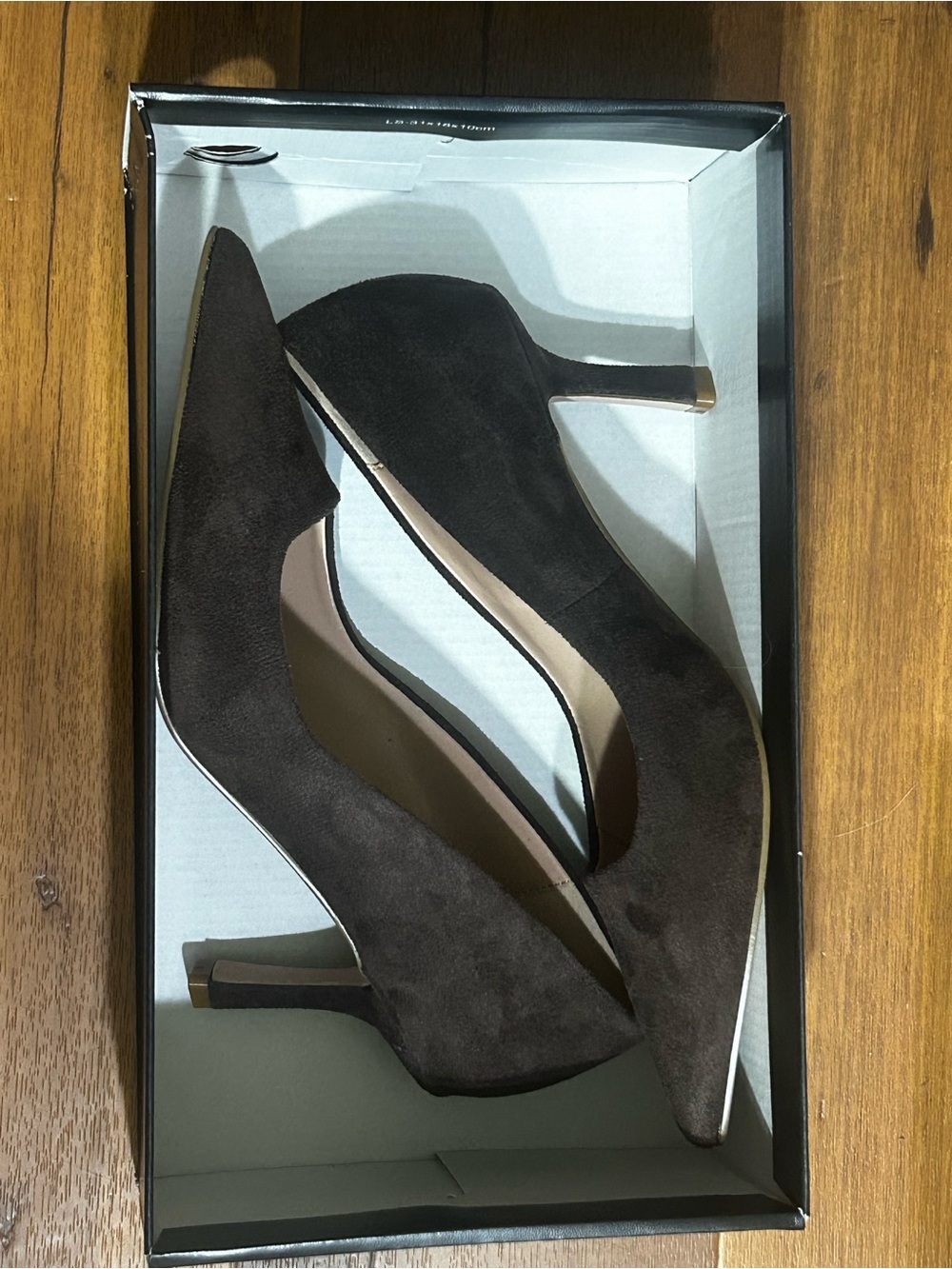 Steve Madden Dark Brown Suede Pointed-Toe Heels